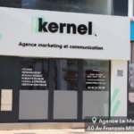 photo de la devanture de kernel, l'agence de communication au mans